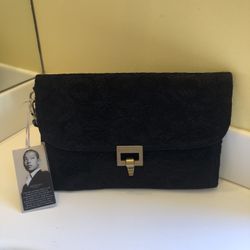 New Jason Wu Black Lace Envelope Clutch 