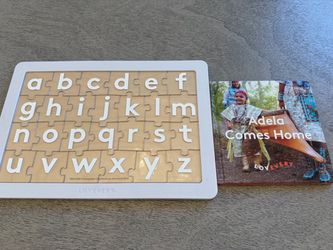 Lovevery puzzle and book