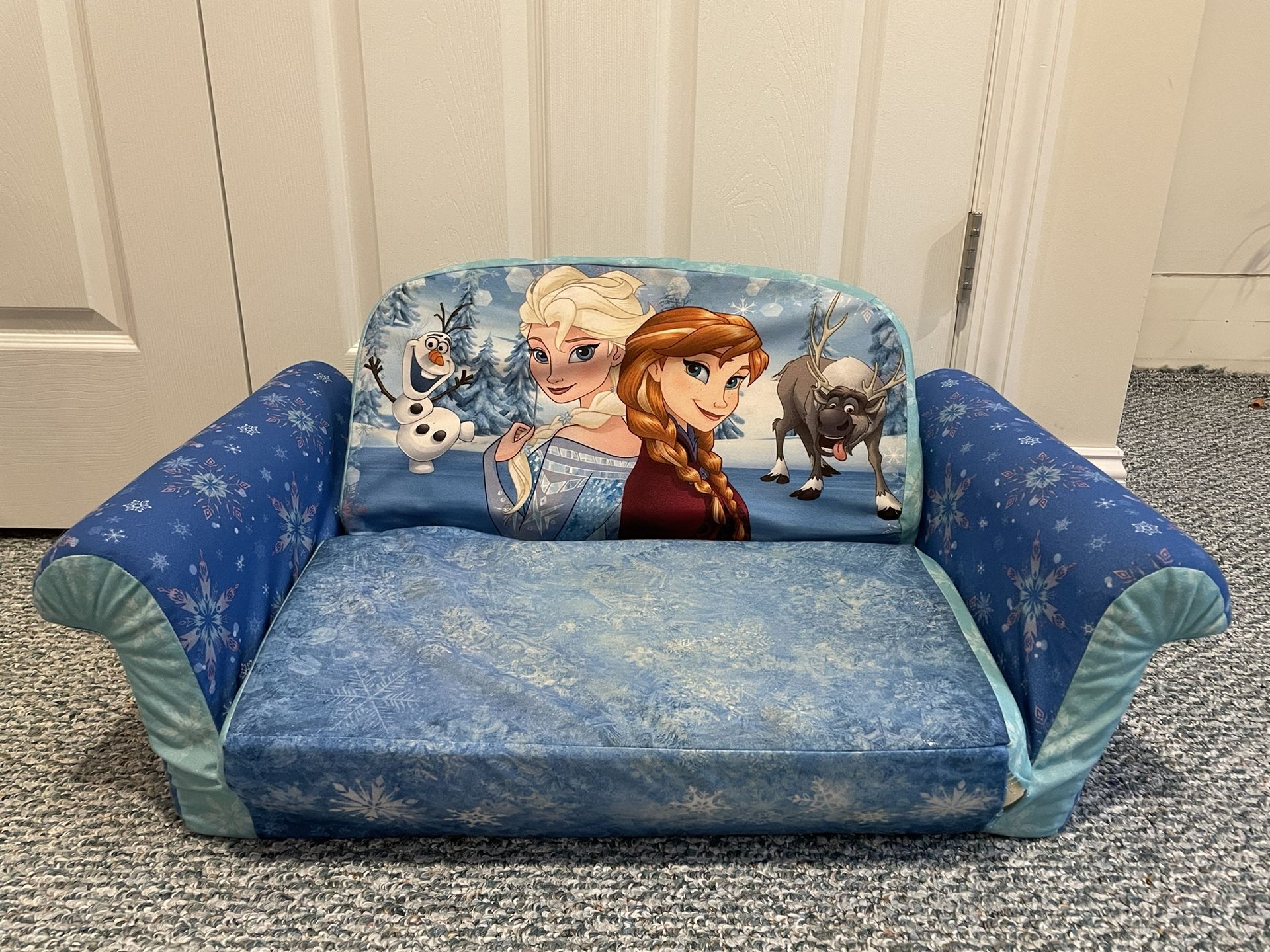 Frozen Folding Marshmallow Kids Couch