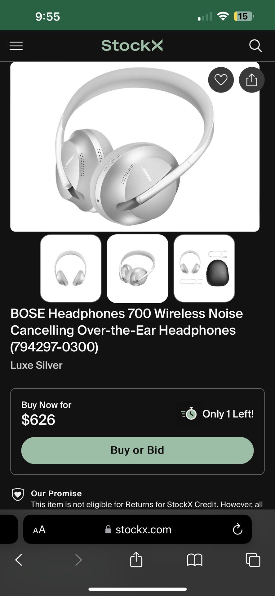 $120 OBO. Used Bose NC 700, Noise Cancelling Headphones