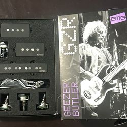 EMG GZR-PJHZ Geezer Butler PJ - Bass Pickup Set (Black) New BASS Pickups