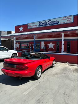 1995 Red Pontiac Firebird Convertible