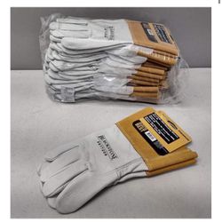 12 New Pairs Of Goat Skin Tig Welding Gloves 