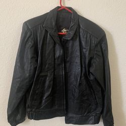 Vintage leather jacket size 12
