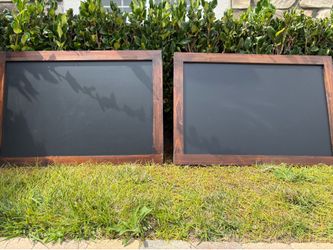 Wall hanging chalkboards - good used condition