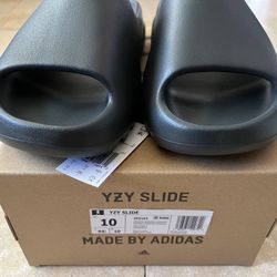 Adidas Yeezy Slide Dark Onyx Sz 10M