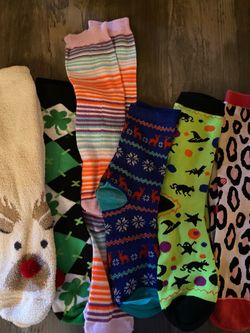 Novelty Crew Socks Bundle – 6 Pairs