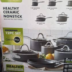 12pc Set Healthy Ceramic Nonstick