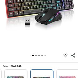 RedThunder K10 Wireless Gaming Keyboard and Mouse Combo