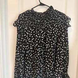 Black And White Blouse 