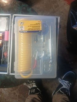 Primefit 20 Piece Air Accessory Kit with 25 ft Recoil Air Hose blow gun