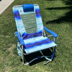 Bi Fold Beach Chair 4 Position By GCI Outdoor 