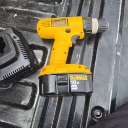 DeWalt 18v Drill & Battery &Charger 