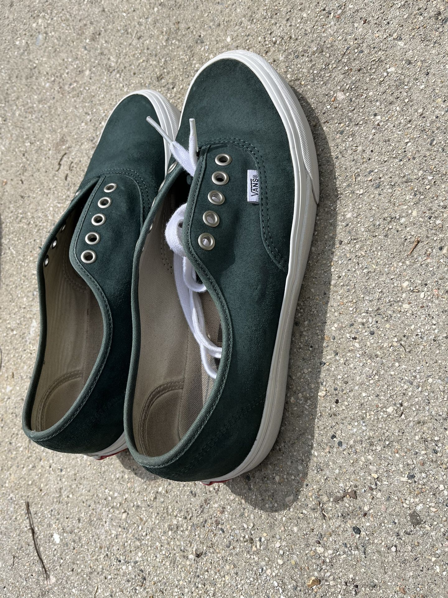 Green And White Vans