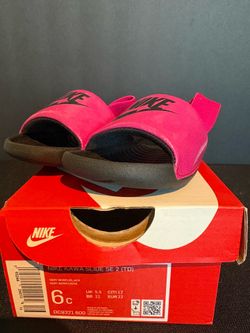 Nike Kawa Slides Toddler Girl Size 6C