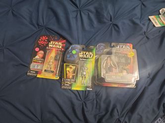 Old star wars toys with funko & cards