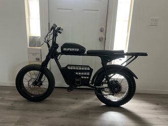 Super73 Electric Bike S2 WITH RACK STORAGE OFF GRID OEM RUNS LIKE A CHAMP SUPER 73 S1 S2 R RX ZX Z MINI LECTRIC TREK