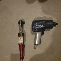 Snap on Air Ratchet and Blue Point Impact