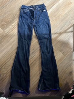 Hollister dark wash flared jeans