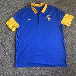 MILWAUKEE BREWERS NIKE POLO