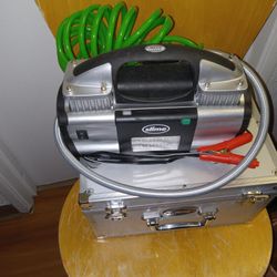 Slime Pro-Series Super Duty Tire Inflator with Silver Hard Case