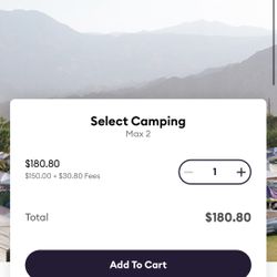 Coachella W1 Car Camping Pass