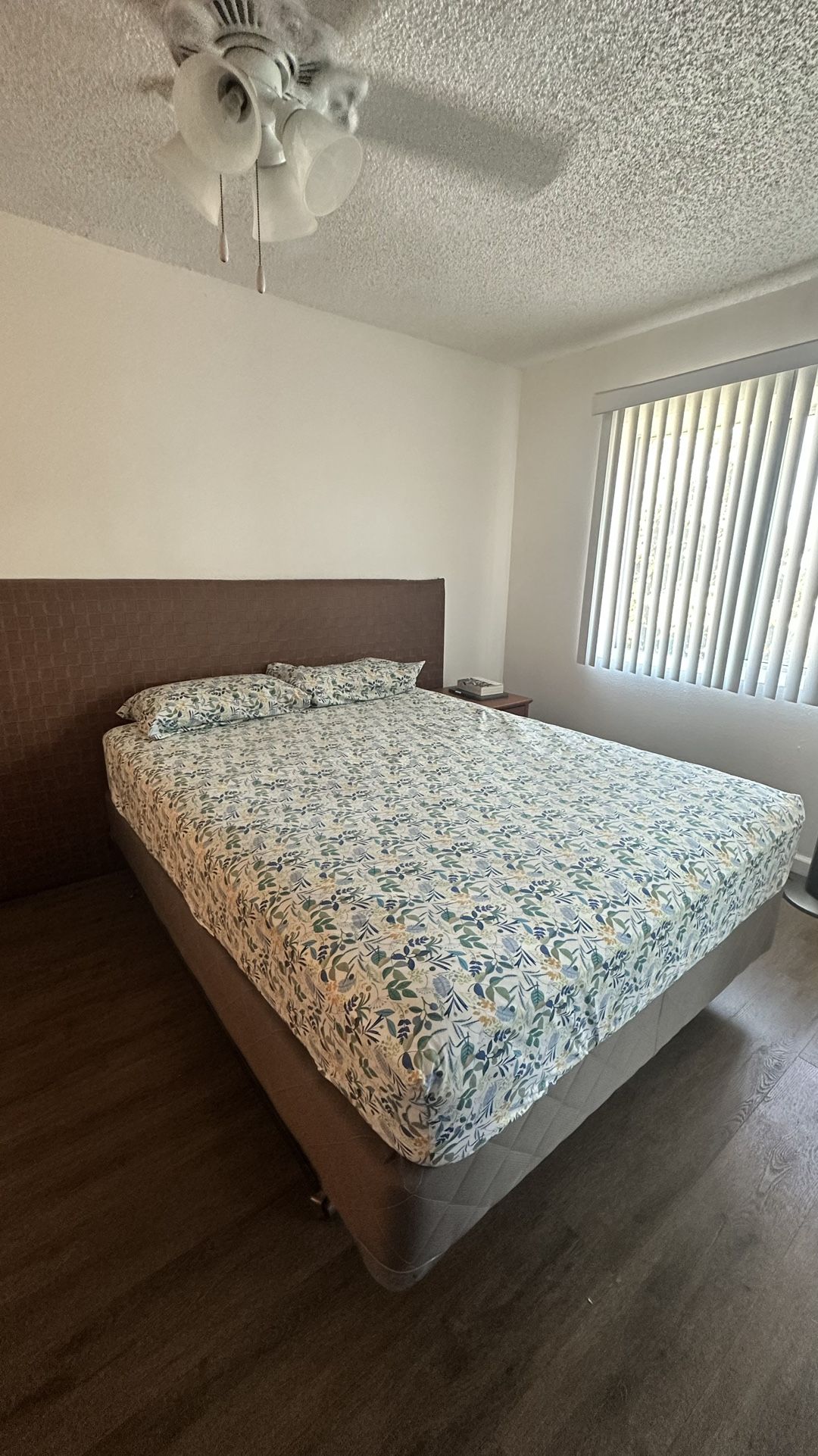 Queen bed and mattress