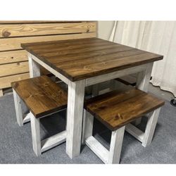 Farmhouse Dining Table ( Square Table )