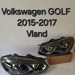 Volkswagen Golf 2015-2017 Headlights 