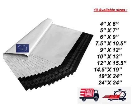 Poly Mailers Plastic Shipping Envelopes Self Sealing 2.5 MIL Premium Quality