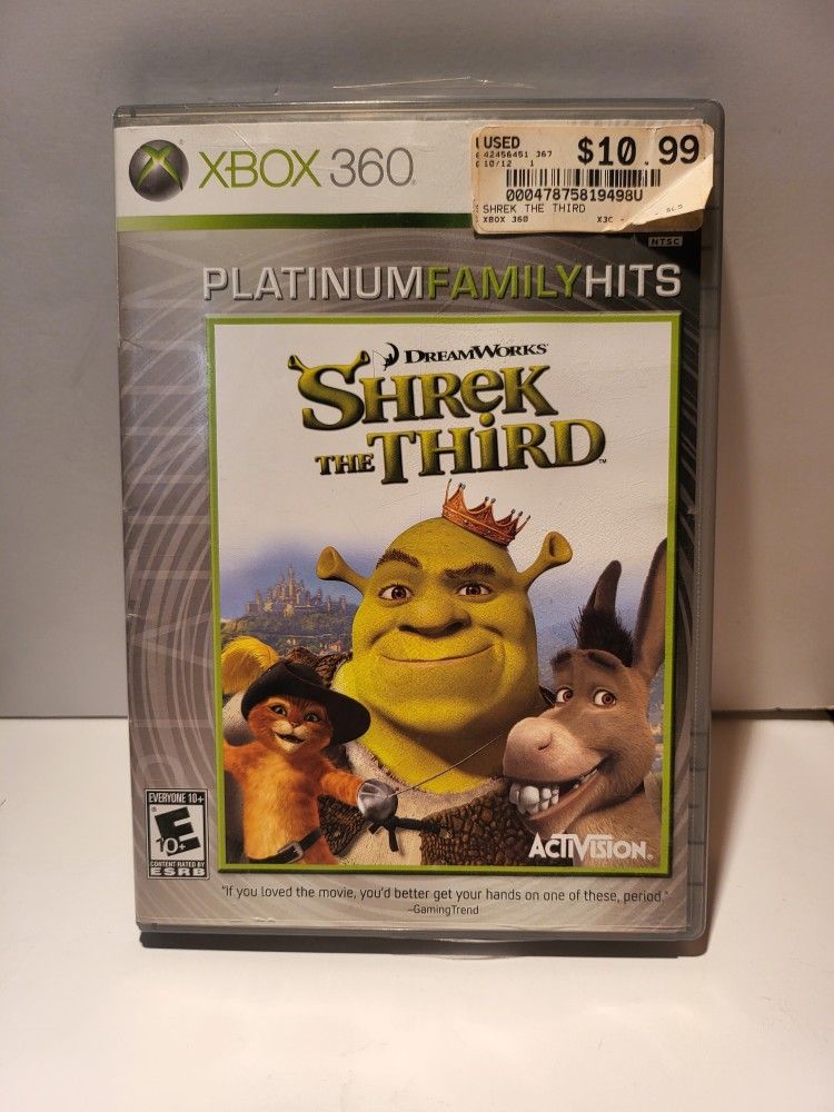 Shrek The Third Xbox 360