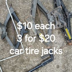 Several Car Tire Jacks, $10 Each Or 3 For $20