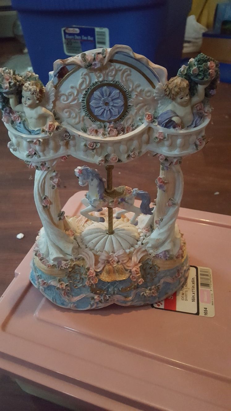 Classic Treasures Musical Animated Carousel Horse