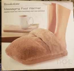 Brookstone Massaging Foot Warmer