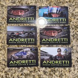 Andretti Arcade Game Cards 