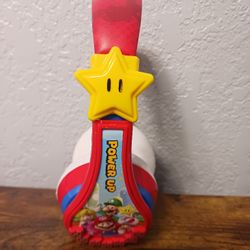 Super Mario "Power Up" Over-Ear Headphones ● Adjustable Headband ● Stereo Sound ● 3.5mm Jack ● Tested & Working Perfectly 