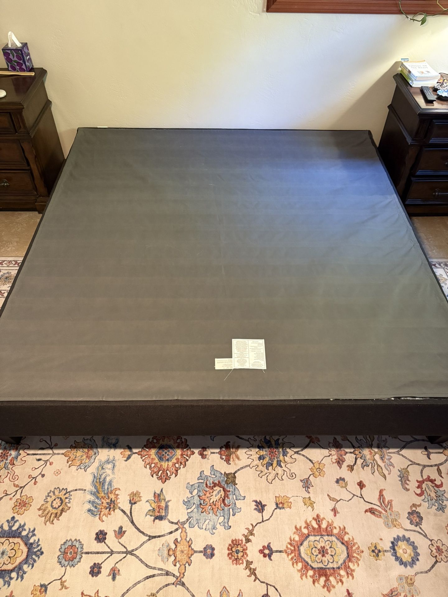 King Size Platform Bed Frame 