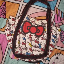 sanrio hello kitty x amonnlisa japan tote bag