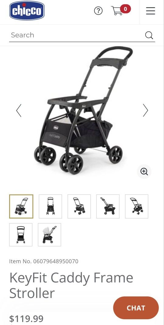 NEW IN BOX Chicco KetFit Caddy Frame Stroller