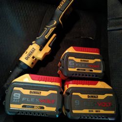 DeWalt Flexvolt Batts And Ratchet