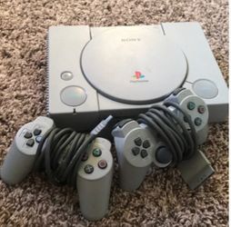 PlayStation 1 w/ 2qty. Controllers 