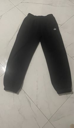 Alo Black Drawstring Joggers Sweatpants Size Small- New