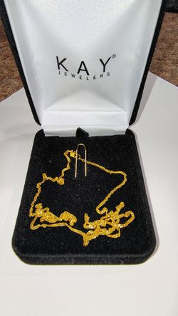 22k (916) Twist Gold Necklace