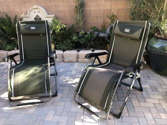 Timber Ridge Zero Gravity Patio Lounge Chair Oversize XL Padded