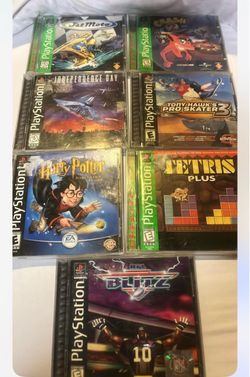PlayStation one games all for $40 as is they’re in OK condition