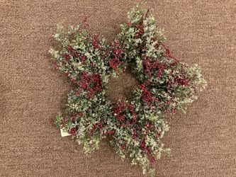 Christmas Wreath With Berries