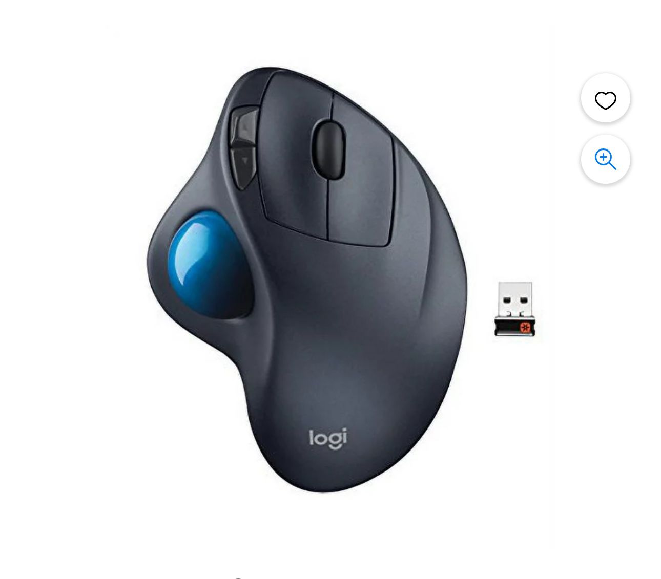 Logitech M570 Wireless Trackball Mouse With Dongle