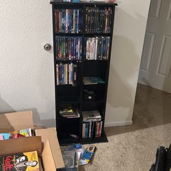 Small Book Shelf + DVD’s Included