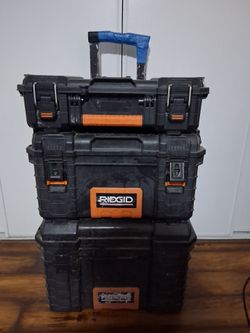 Ridgid stacked tool box