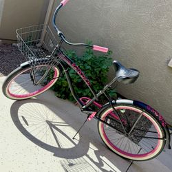 Ladies Pink Cruiser Bike SIKK brand 
